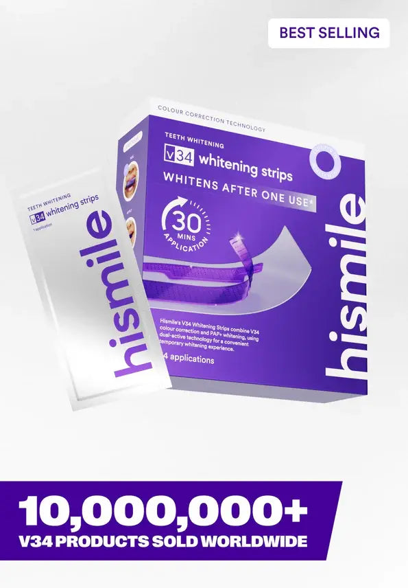 Transform Your Smile with V34 Whitening Strips - 1 Pack for Radiant Results
